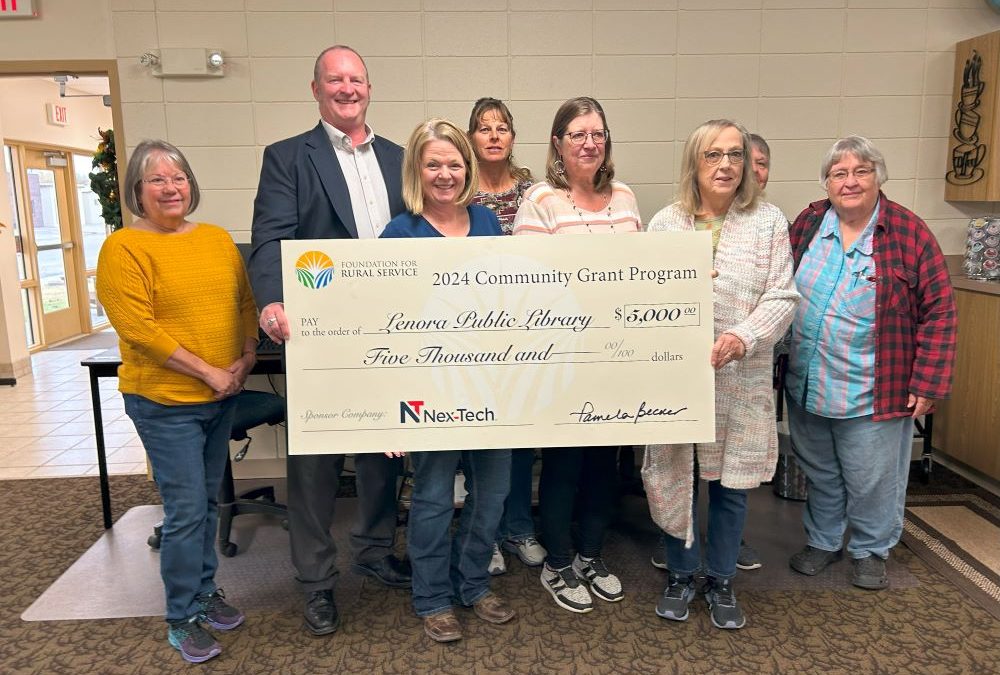 Lenora Public Library Receives $5,000 FRS Community Grant for Computer Upgrades