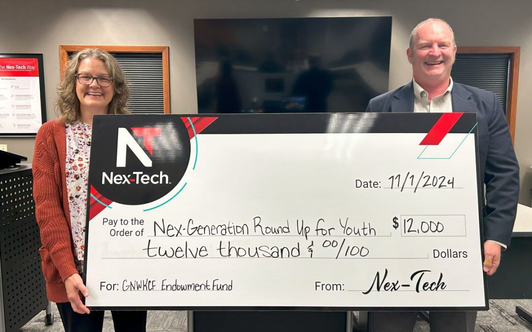 Nex-Tech Donates $12,000 to Grow Nex-Gen’s Endowment Fund