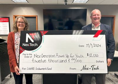 Nex-Tech Donates $12,000 to Grow Nex-Gen's Endowment Fund