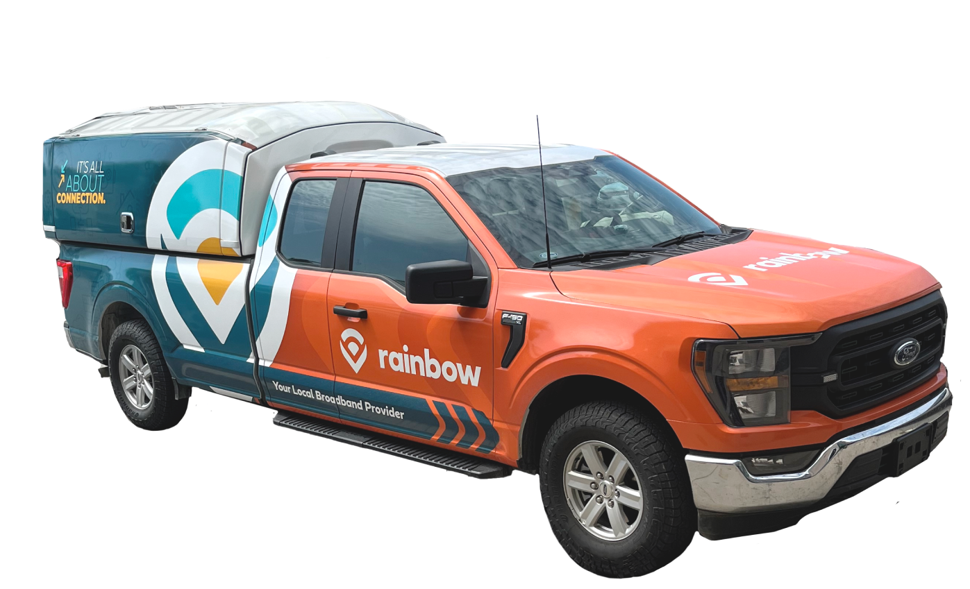 Rainbow Vehicle Wrap